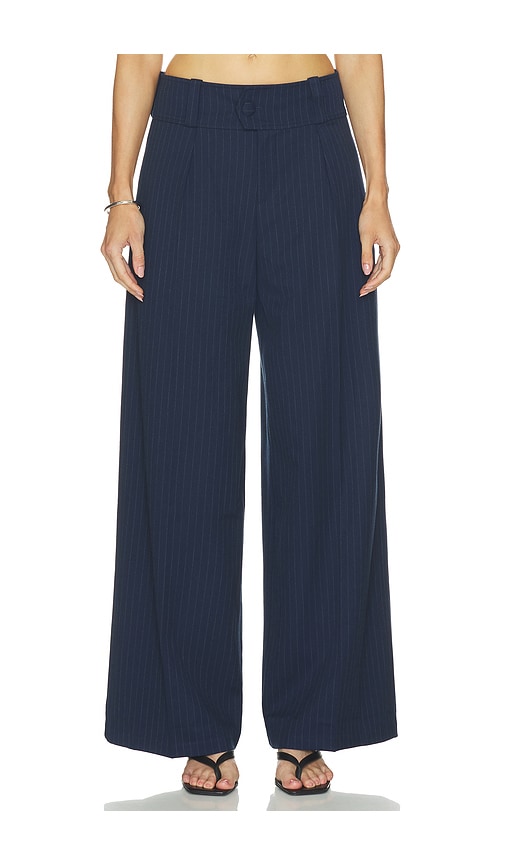 Amanda Uprichard Noho Pants In Blue