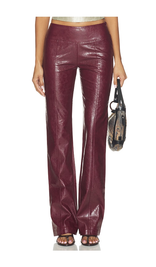 Regency Pant by Amanda Uprichard in Burgundy
