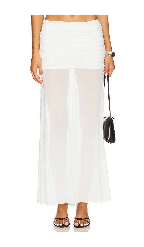 x REVOLVE Leo Skirt in Ivory. - size XS (also in L, S, XL)