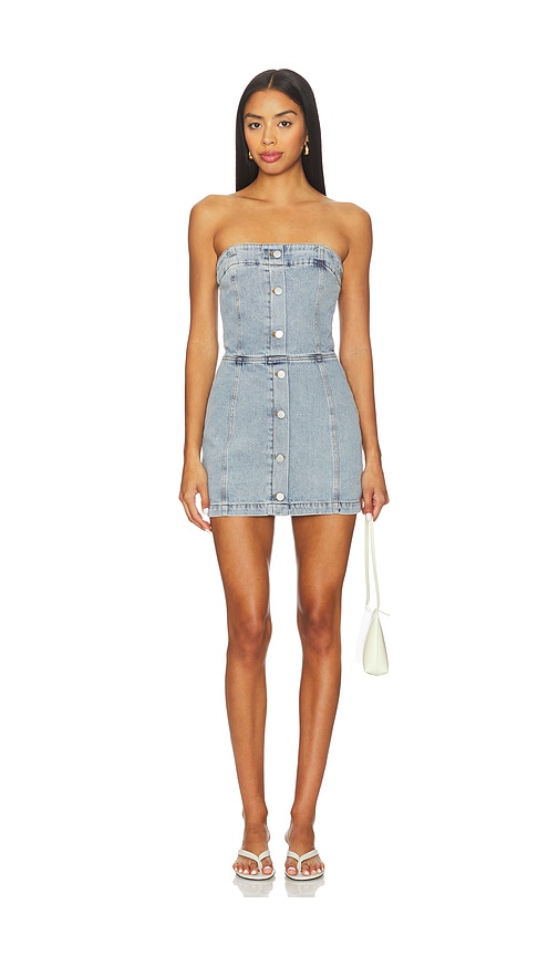 Amanda Uprichard Scorpio Skort Romper In Blue