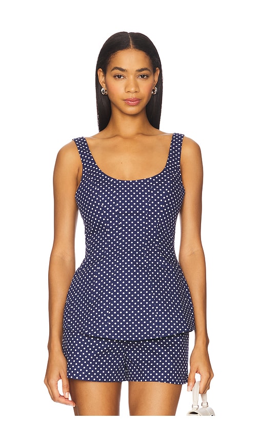 x REVOLVE Empire Top in Navy. - size XS (also in L)