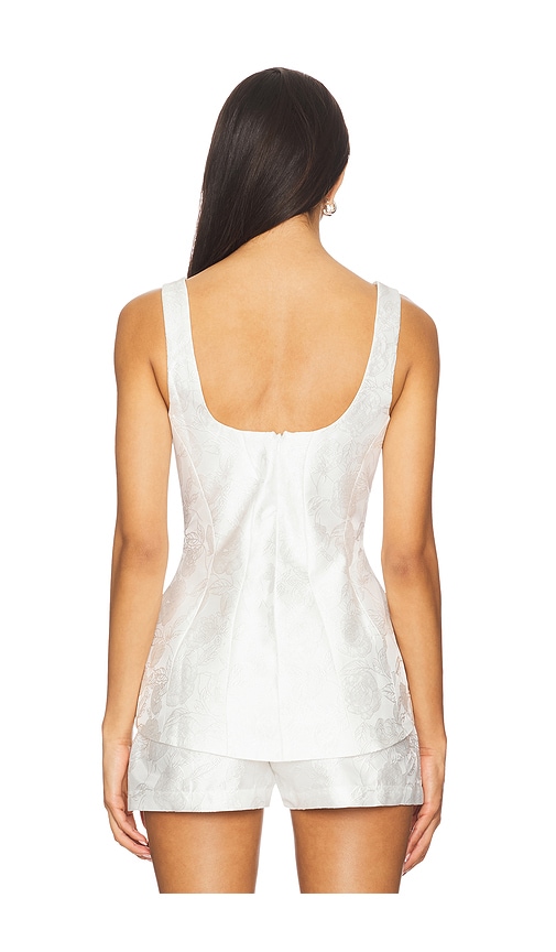  Amanda Uprichard Oberteil Empire In Ivory. Größe S. Also In Xs, L, Xl. 