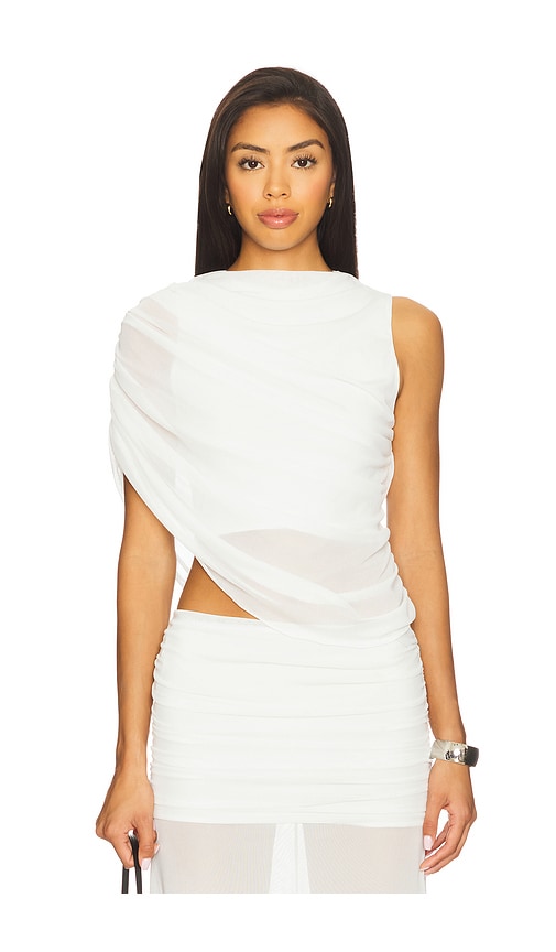 x REVOLVE Leo Top in Ivory. - size XS (also in L, M, S)