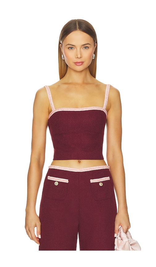 Amanda Uprichard Windsor トップ In Brown