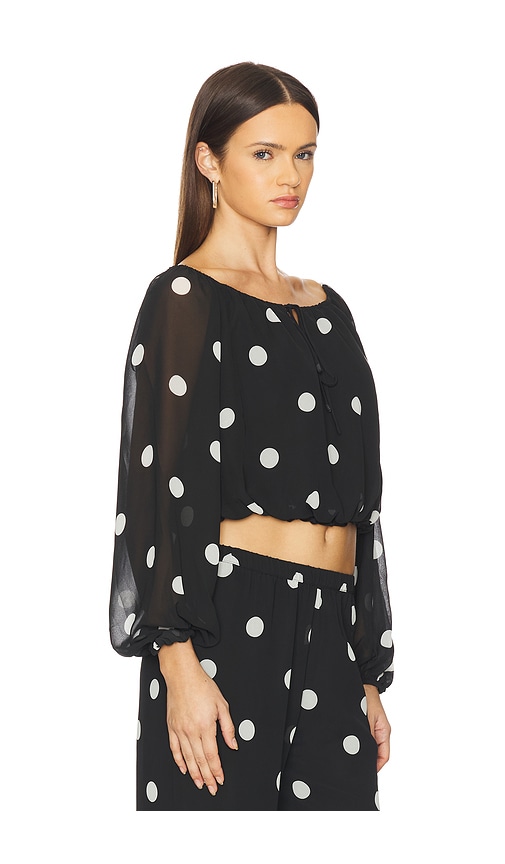 Amanda Uprichard X Revolve Dallas Top In Black