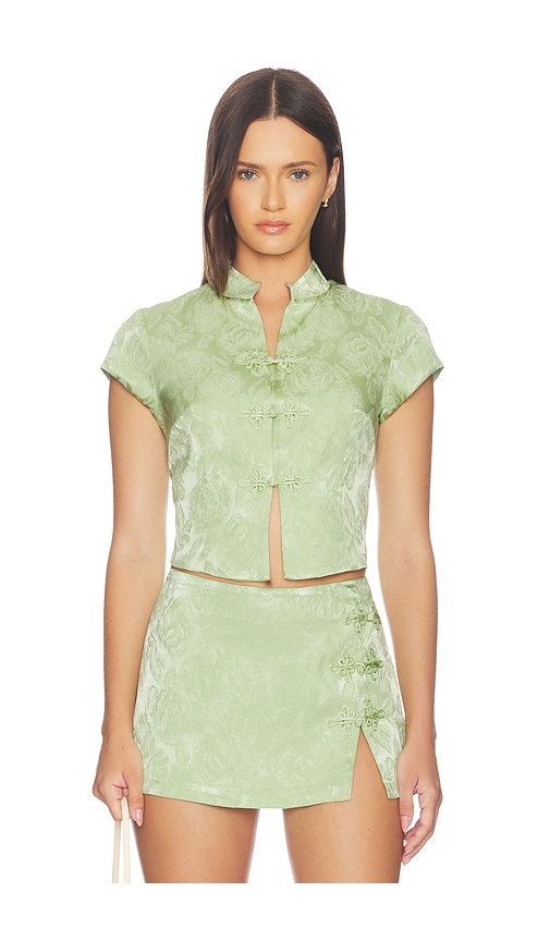 Amanda Uprichard Lina Top en Green Taille L Also en XS S M XL 201 €