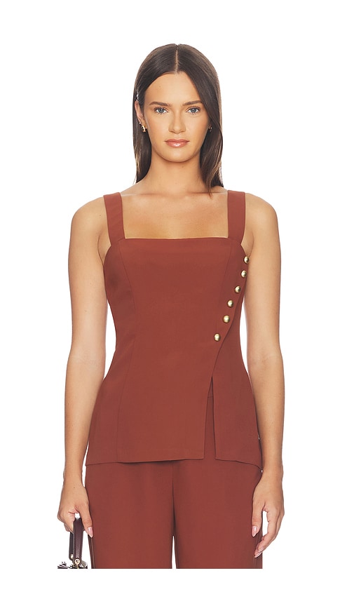Amanda Uprichard Bernice Top In Harvest