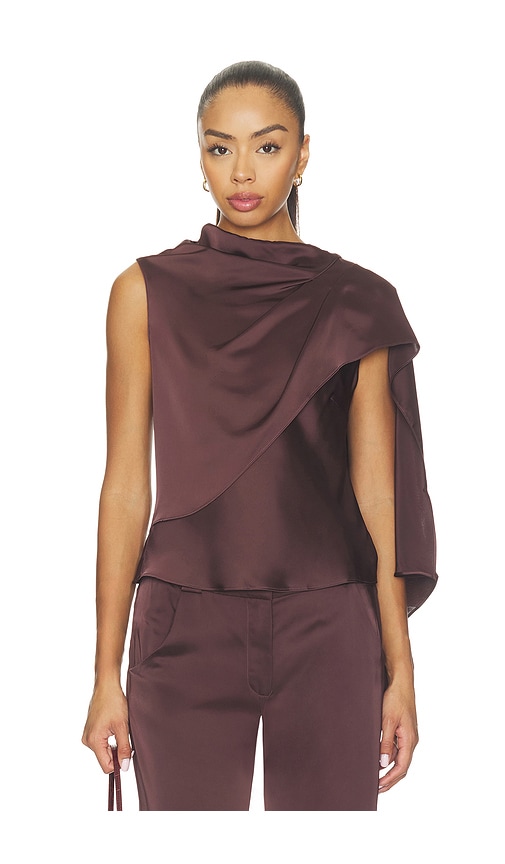 Artemis Top by Amanda Uprichard in Tobacco