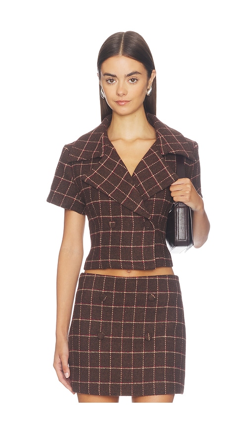 Emilie Top by Amanda Uprichard in Mocha