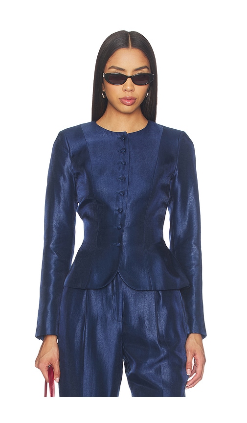 Michelle Top by Amanda Uprichard in Navy