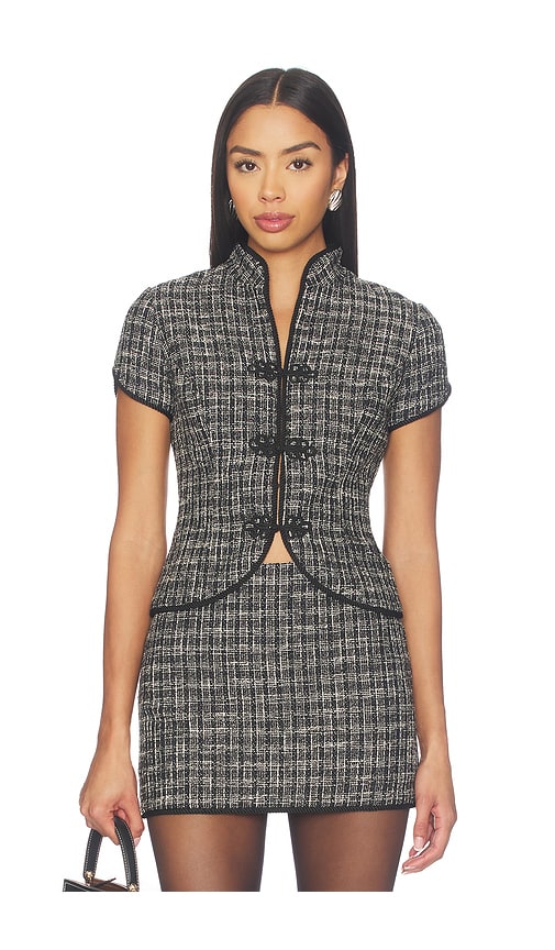 Miles Top by Amanda Uprichard in Peyton Tweed