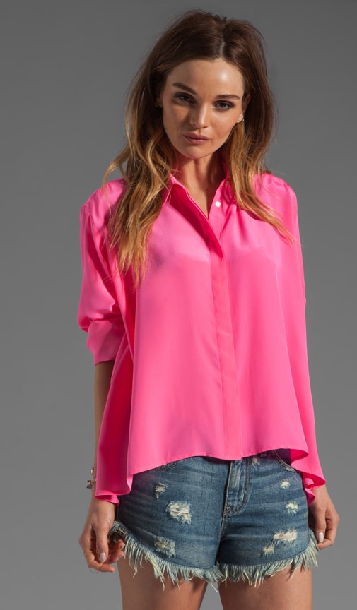 Silk Hi-low Blouse