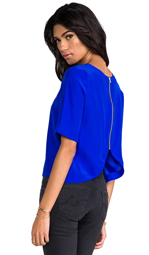 Martina Zip Back Top