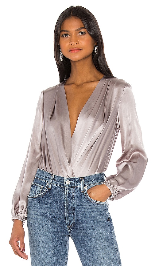 x REVOLVE Crossover Bodysuit