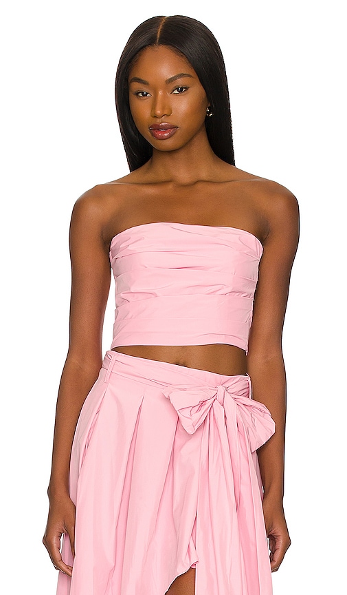 Amanda Uprichard x REVOLVE Strapless Lana Top in Blush