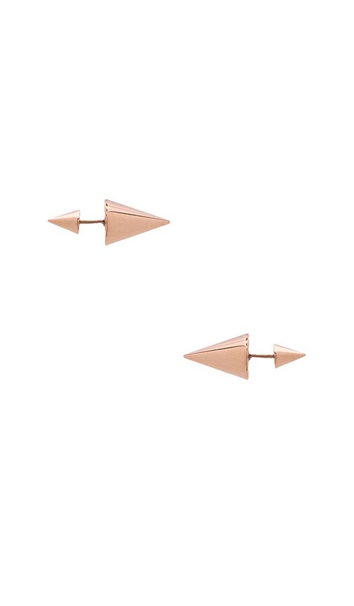 Amber Sceats Cone Earring in Rose Gold | REVOLVE
