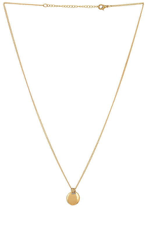 Amber Sceats X Revolve Oval Pendant Necklace In Gold 