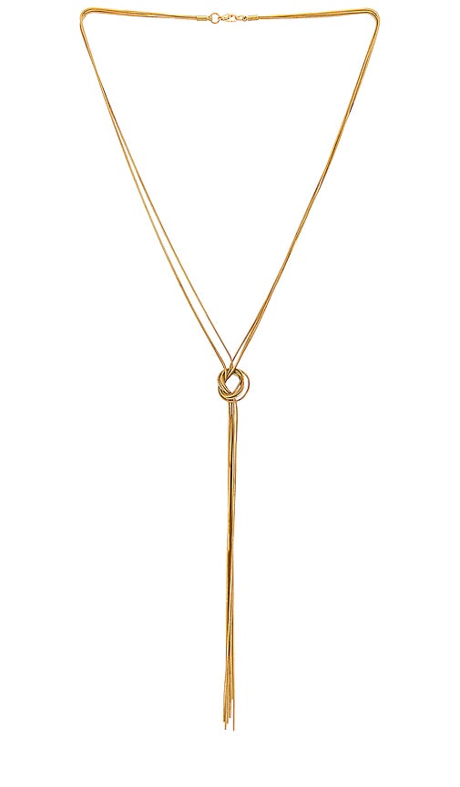 Amber Sceats x REVOLVE Maya Necklace in Metallic Gold.