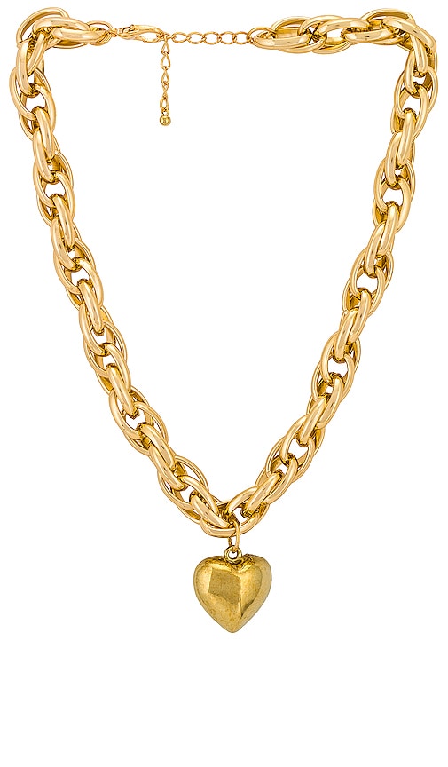 Amber Sceats x REVOLVE Zoey Necklace in Metallic Gold.