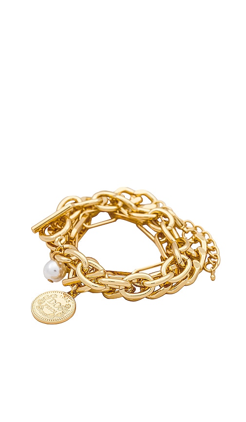 Amber Sceats X Revolve Lola Bracelet Set In Gold