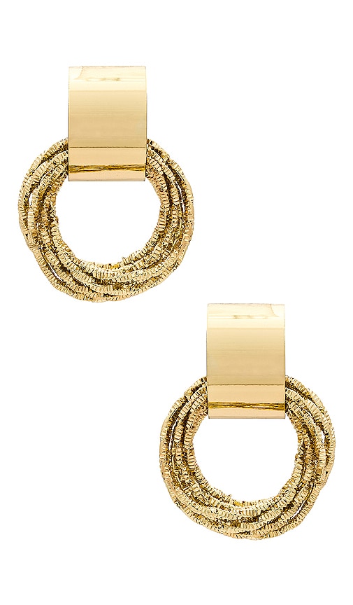 Amber Sceats X Revolve Heather Hoops – 金色 In Gold