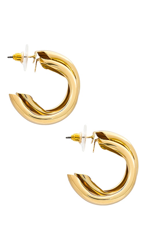 Shop Amber Sceats X Revolve Jade Hoops In Gold
