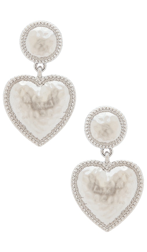 Amber Sceats BOUCLES DOREILLES PENDANTES CORINTH en Metallic Silver 63 €