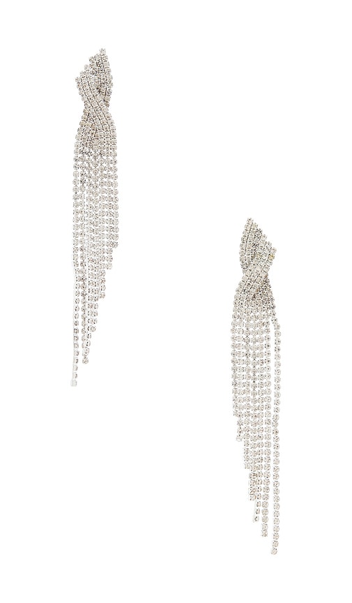 Amber Sceats BOUCLES DOREILLES PENDANTES MADRID en Metallic Silver 75 €