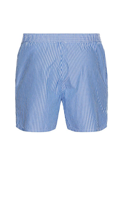 American Vintage Zatybay Boxer Shorts In Baby Blue