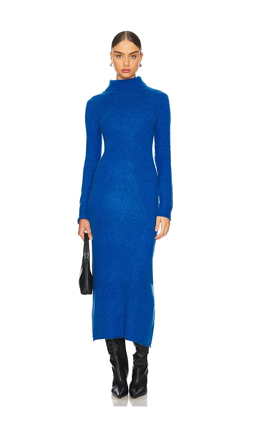 Shop American Vintage Falyday Sweater Dress In Blue