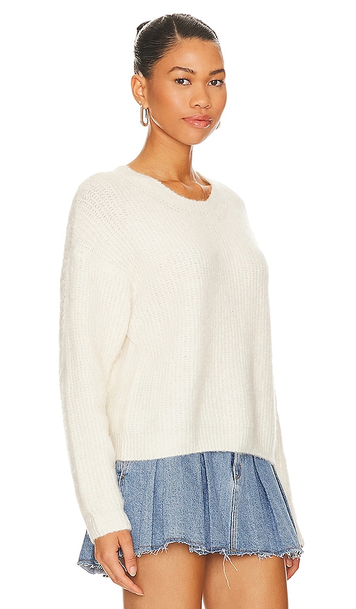 Shop American Vintage East Sweater In Nacre Chine