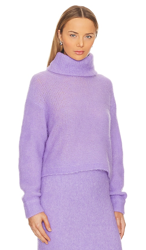 Shop American Vintage Tyji Turtleneck Sweater In Mauve