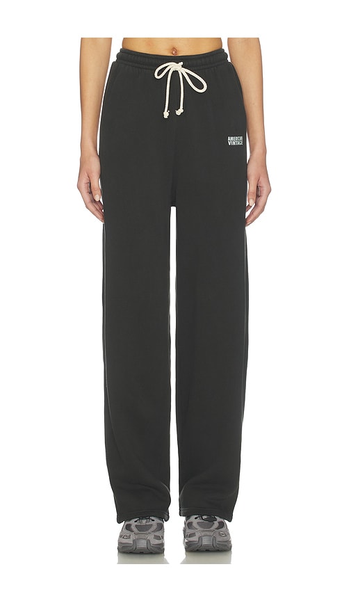 American Vintage Izubird Sweatpant in Reglisse | REVOLVE