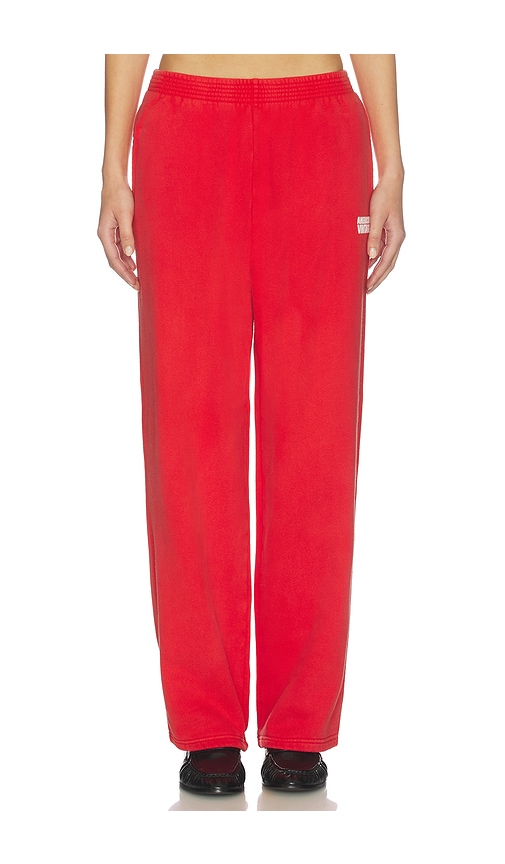 American Vintage PANTALON SWEAT PLIZZY en Red Taille M Also en 96 €