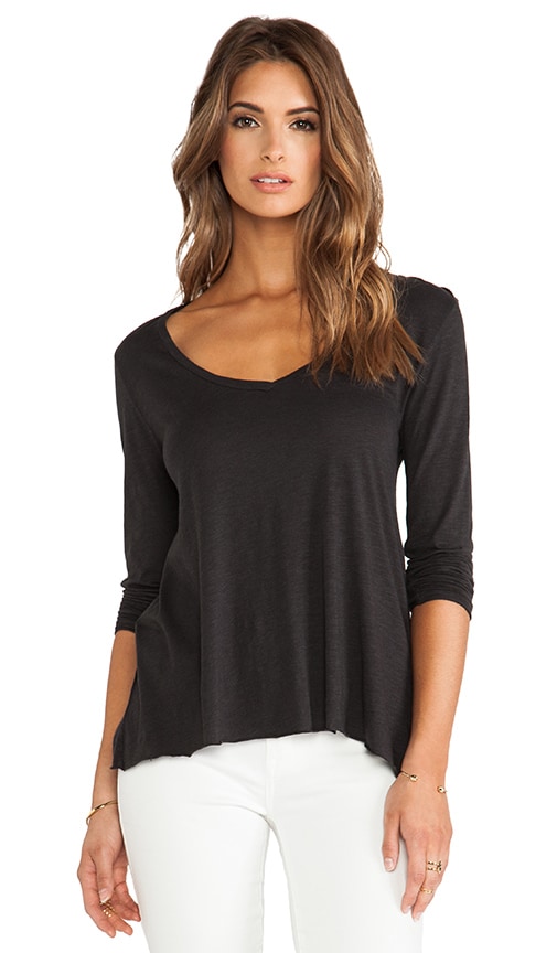 Jacksonville V Neck LS Tee