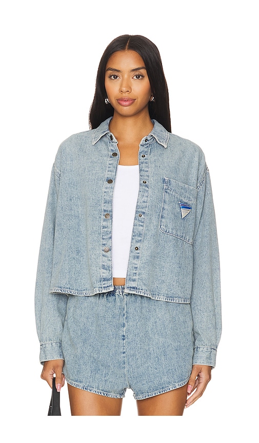 American Vintage Besobay Top in Stone Dirty