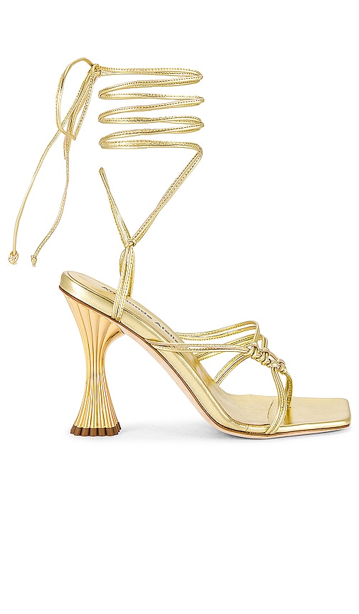 A'mmonde Atelier Kasia Sandal In Gold