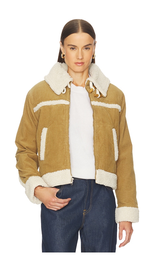 AMO Denim Betty Shearling Jacket