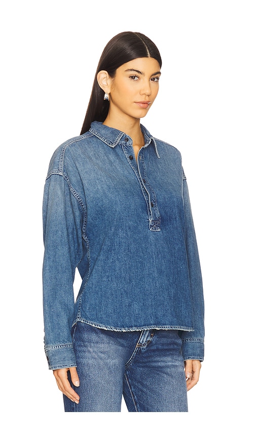Amo Denim Carole Shirt In Blue