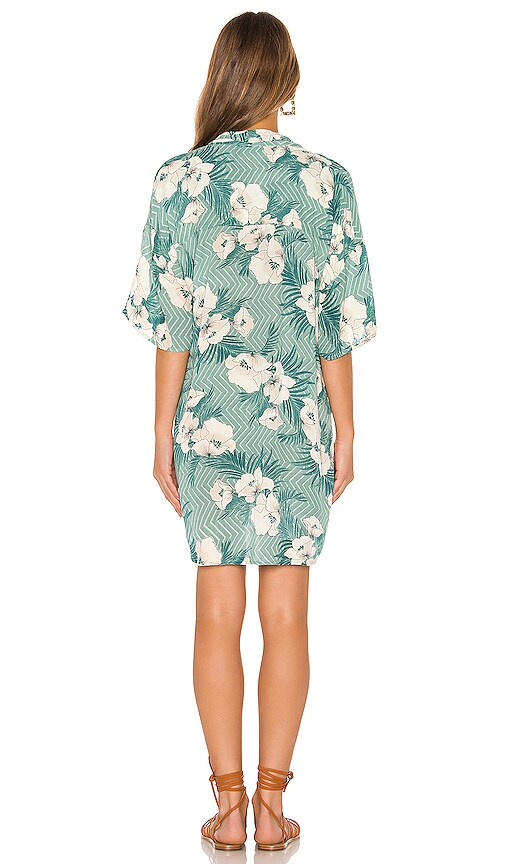 oasis green shirt dress