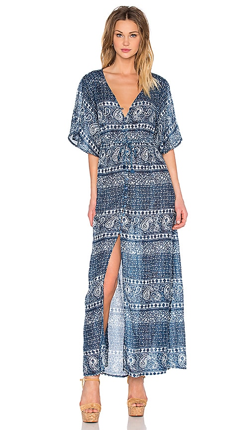 AMUSE SOCIETY Cina Dress in Indy Blue