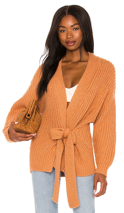 AMUSE SOCIETY Dawn Knit Sweater in Camel | REVOLVE