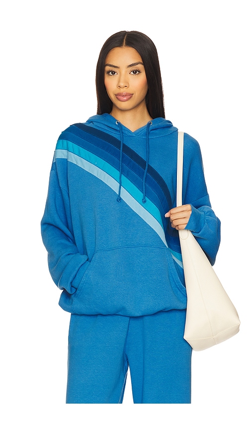 SWEAT À CAPUCHE CROSS STRIPE RELAXED in . Size M, S, XS - Aviator Nation - Modalova