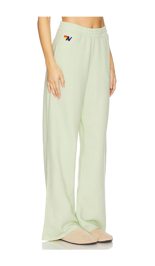 Aviator Nation Wide Leg Pocket Sweatpant In Green