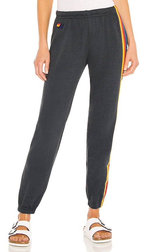 5 STRIPE 运动裤 – 深灰色