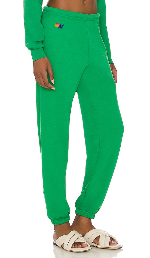 Shop Aviator Nation Smiley 2 Sweatpant In Green