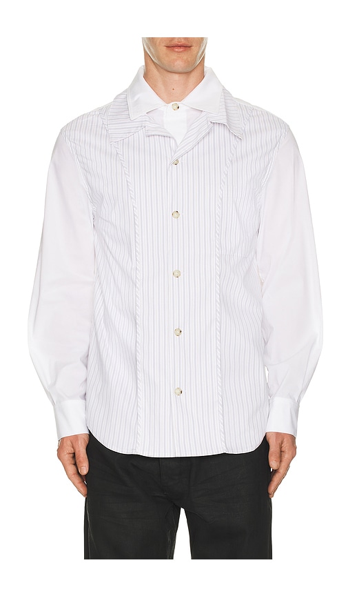 Andersson Bell Open Collar Layered Shirt
