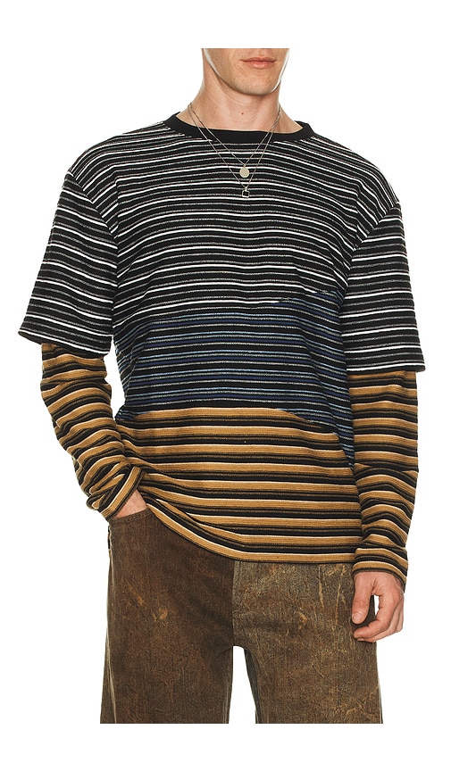 Andersson Bell Multi Stripe Long Sleeve Tee