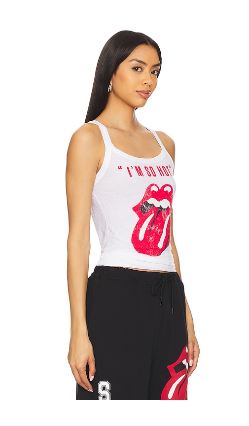 Rolling Tank Top in White. - size XS (also in L, M, S)