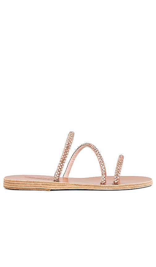 Ancient Greek Sandals Polytimi Sandal in Rose Gold. - size 37 (also in 36)